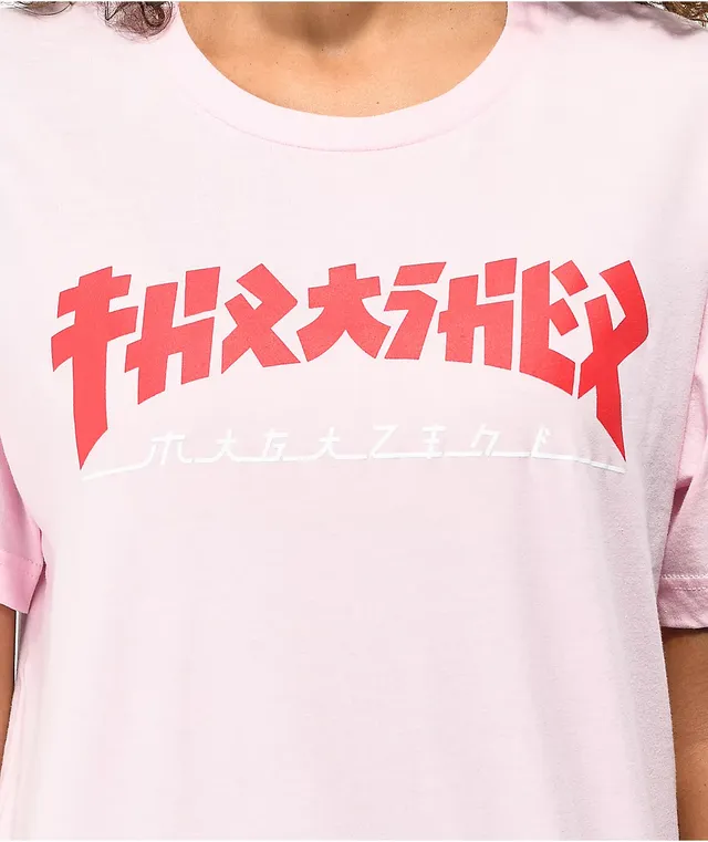 Zumiez pink thrasher hoodie discount