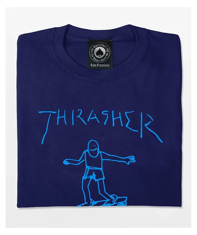 Thrasher Gonz Logo Navy T Shirt The Pen Centre
