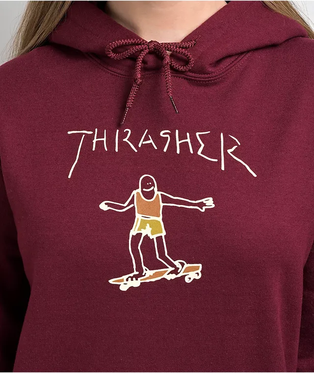Thrasher Gonz Maroon Hoodie CoolSprings Galleria