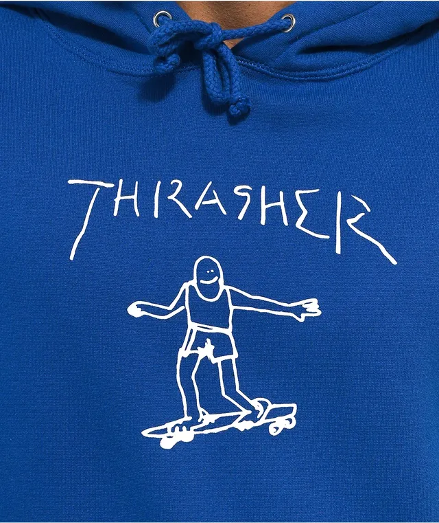 Thrasher hoodie shop royal blue