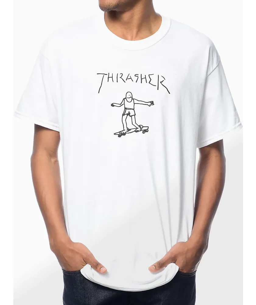 White thrasher shirt hotsell