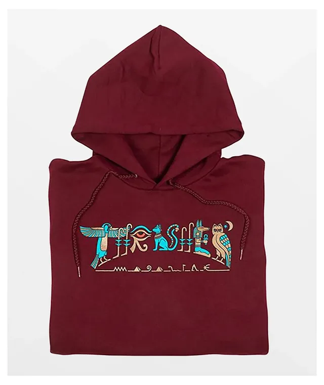 Maroon new arrivals thrasher hoodie