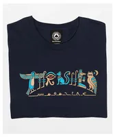 Thrasher Hieroglyphic Navy T Shirt Montebello Town Center