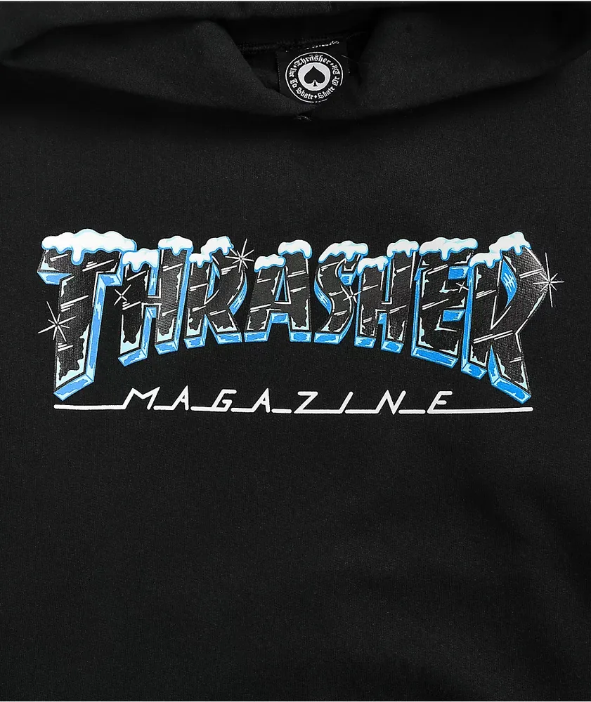 Hoodie thrasher shop black
