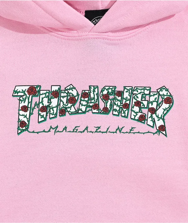 Thrasher Kids Roses Pink Hoodie CoolSprings Galleria