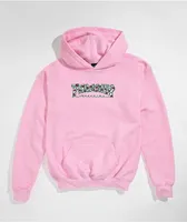 Pink rose thrasher hoodie on sale
