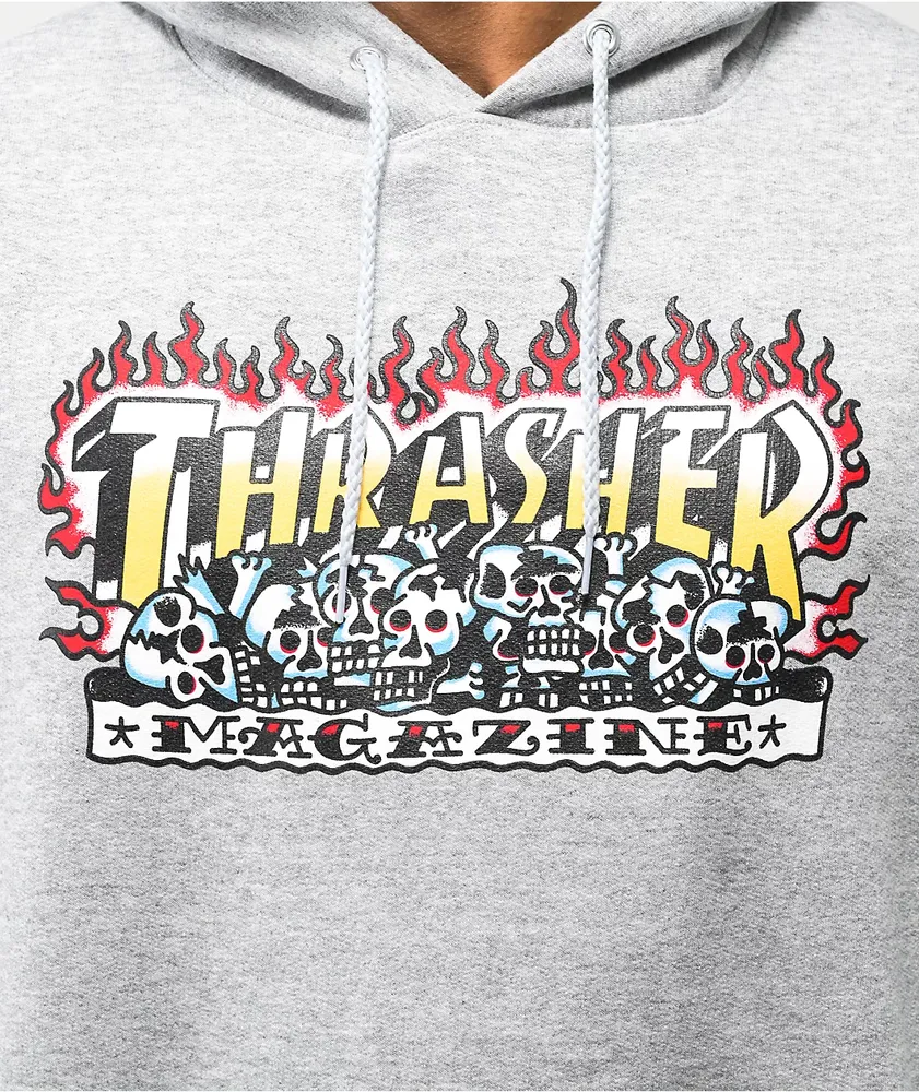 Grey thrasher hoodie zumiez hot sale