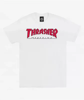 Thrasher coffin shirt top