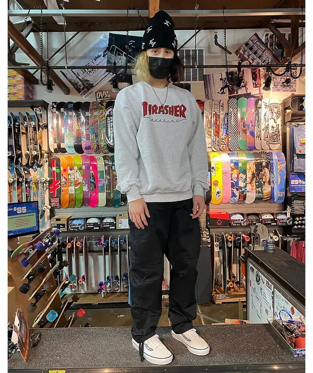 Grey thrasher crewneck hot sale