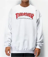Thrasher outlined crewneck 2025