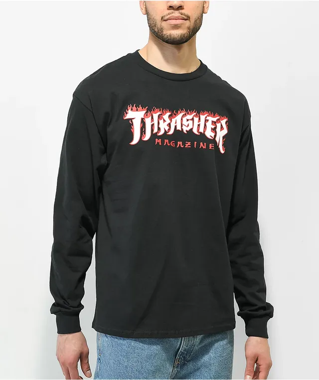 Thrasher Possessed Black Long Sleeve T Shirt Vancouver Mall