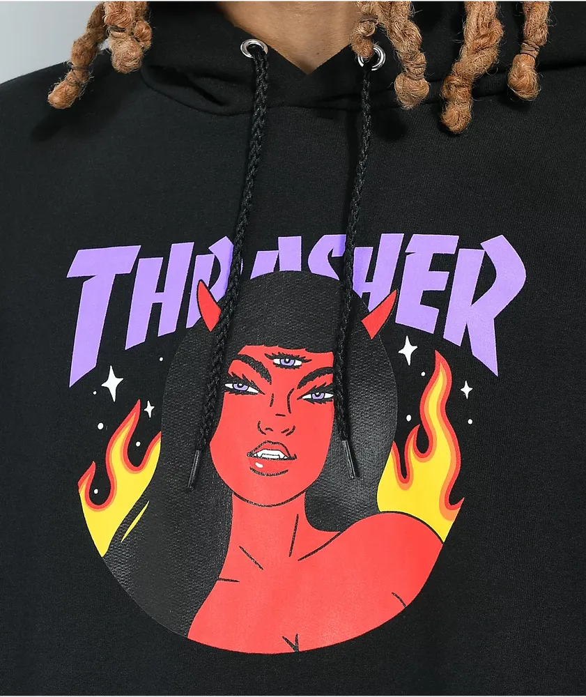 Zumiez pink thrasher hoodie sales