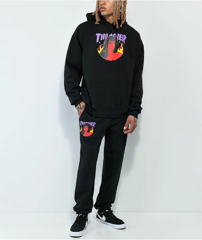 Sweat thrasher rose on sale