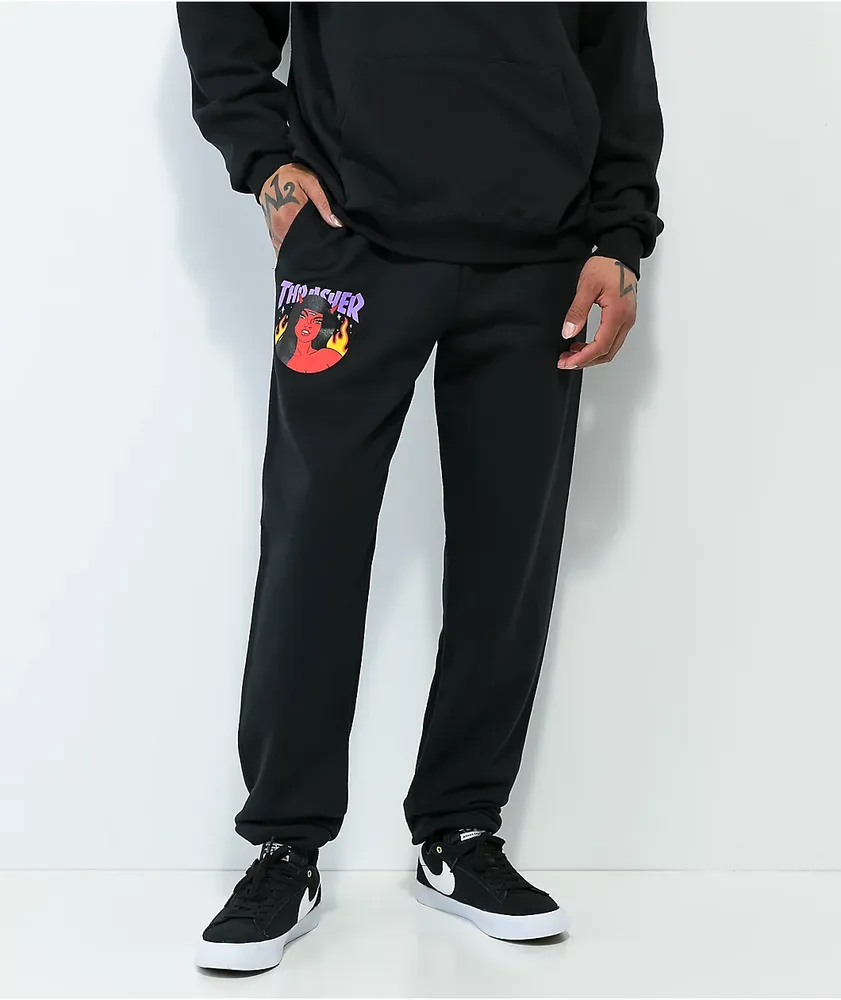 Thrasher sweatpants grey shop