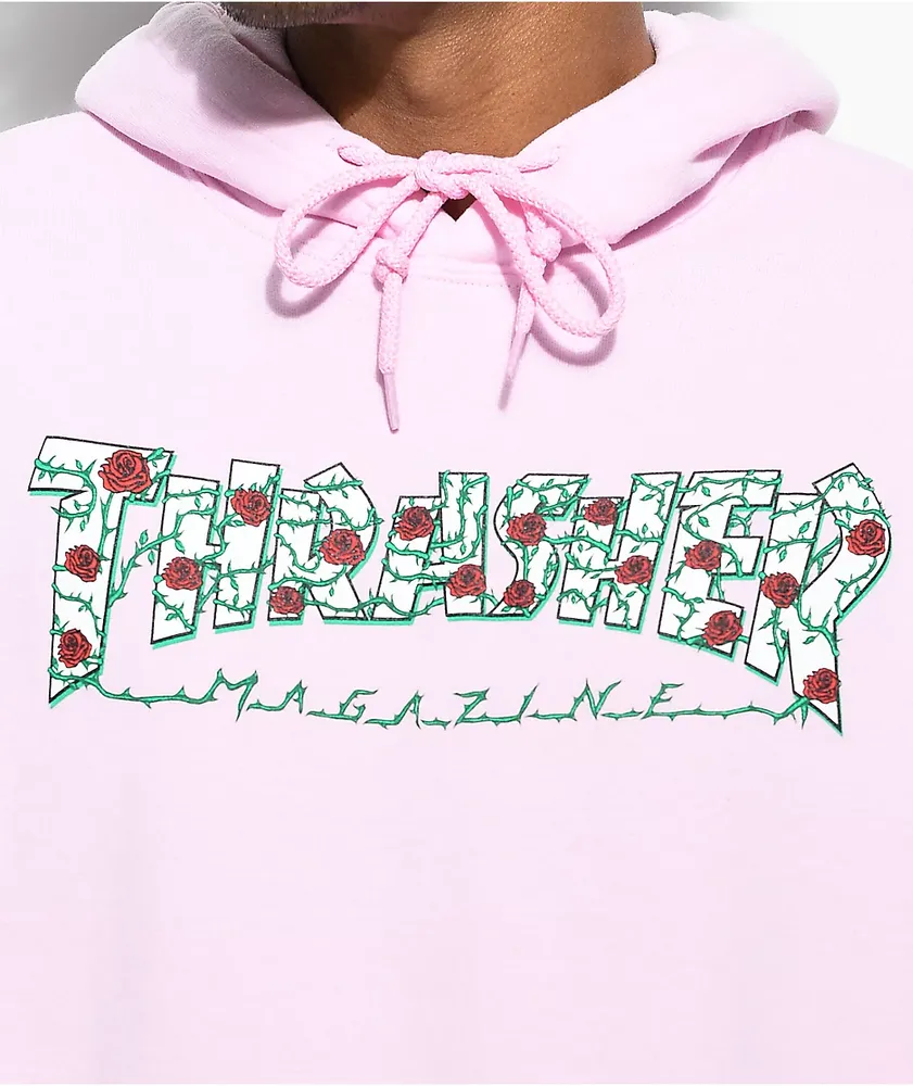 Hoodie shop thrasher rose