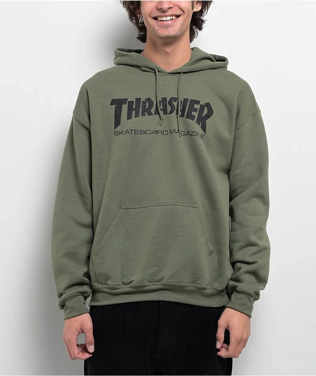 Thrasher Skate Mag Grey Hoodie | Foxvalley Mall