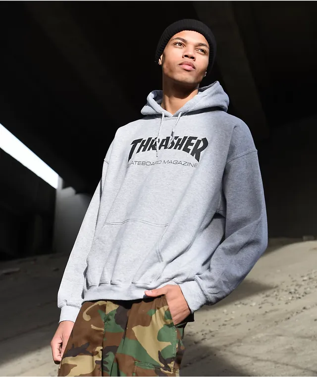 Thrasher 2025 hoodie grey