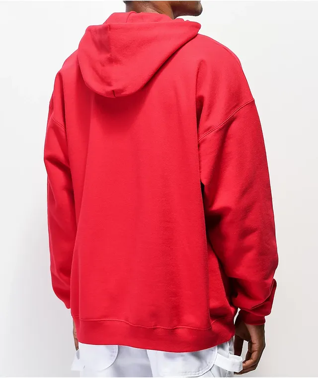Red online hoodie thrasher