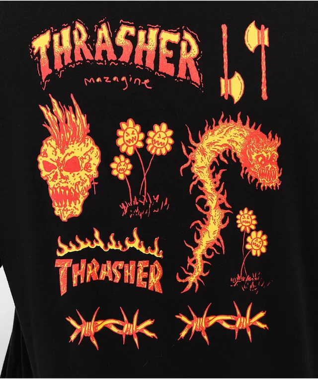 Thrasher drawing tee top