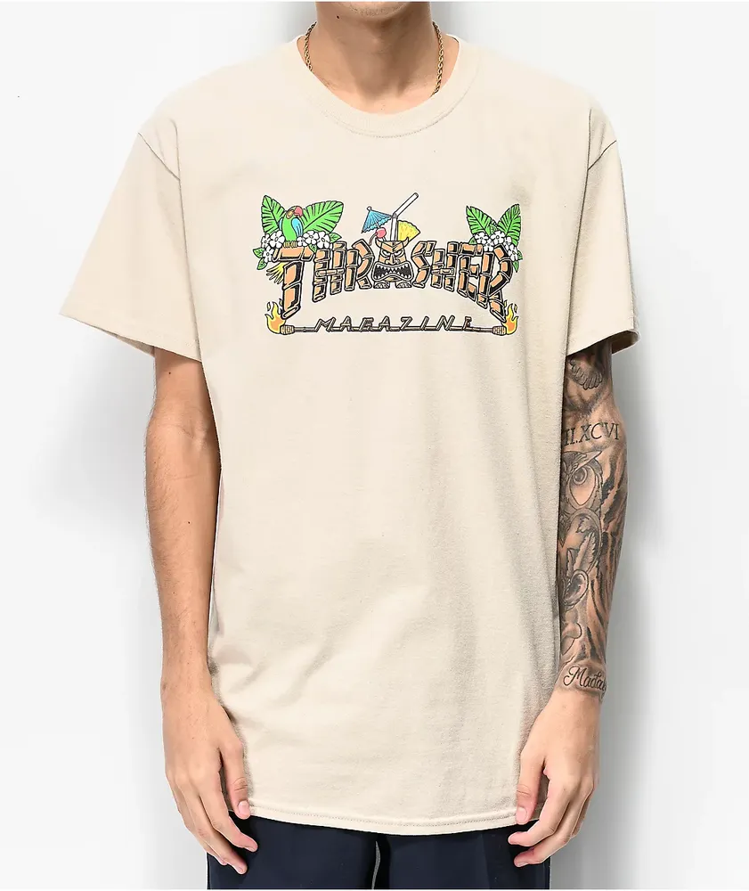 Thrasher Tiki Sand T Shirt CoolSprings Galleria