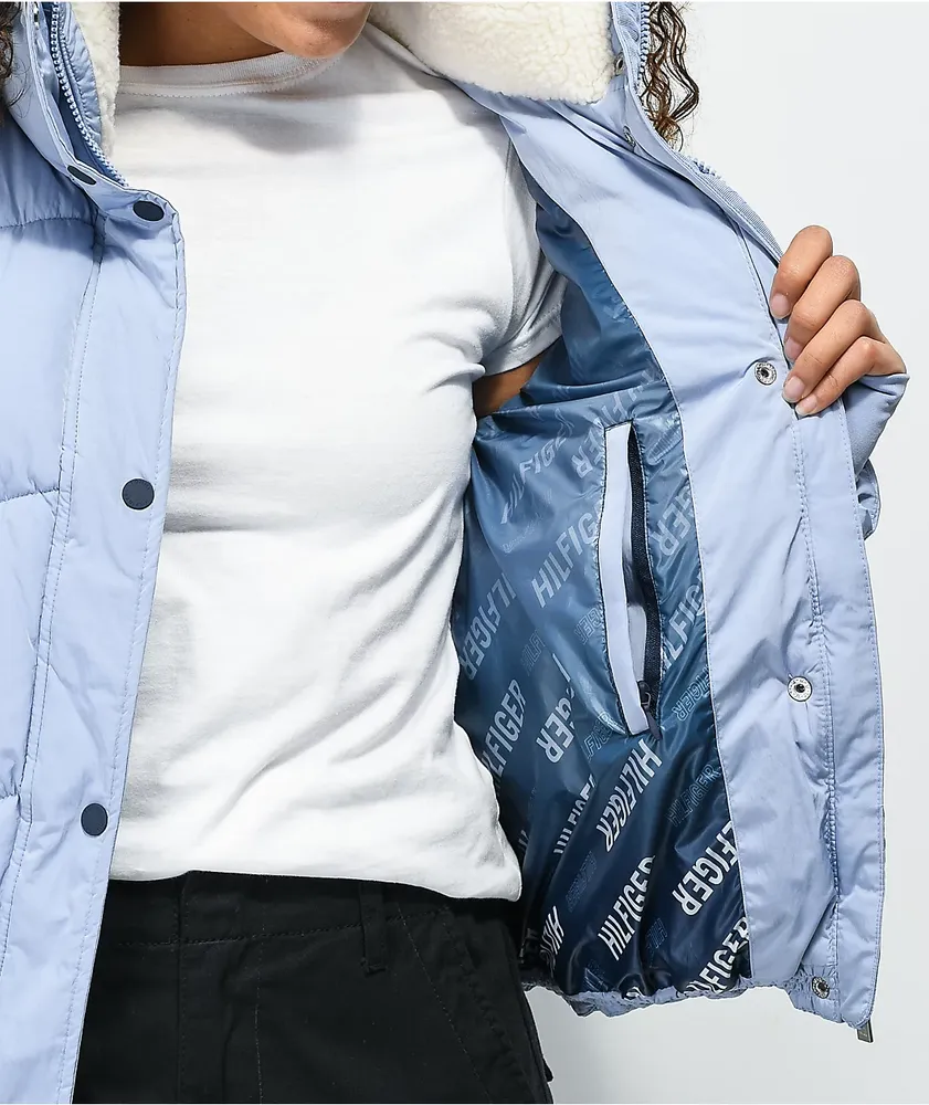 Tommy hilfiger chevron puffer store