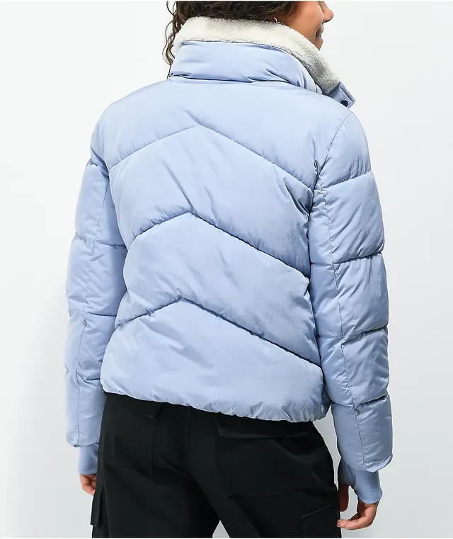 Baby blue tommy hilfiger coat discount