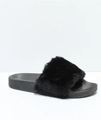 Puma furry slides zumiez clearance