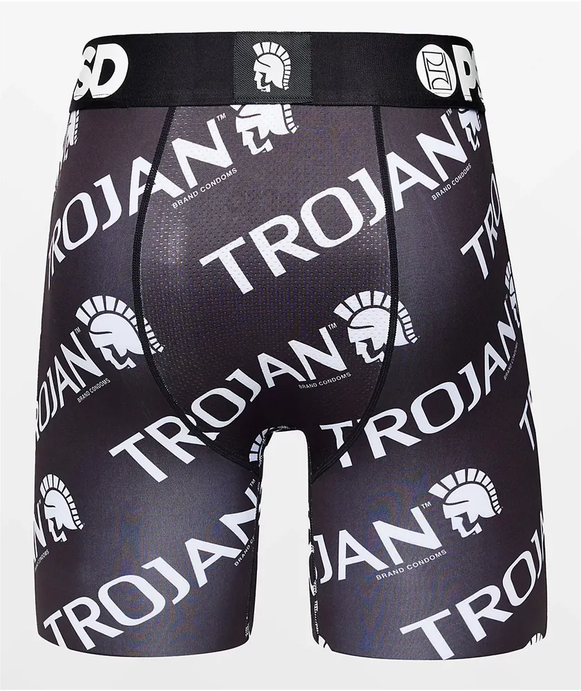 PSD Underwear Trojan x PSD Hidden Pocket Black Boxer Briefs Mall