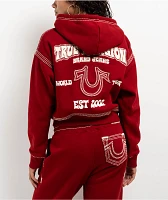 【超希少】IO着用 TRUEReligion BIGT True Religion Big T Horseshoe Red Zip Hoodie | Liberty Center