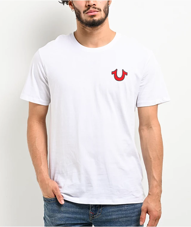 True Religion Buddha Logo White T-Shirt | Liberty Center