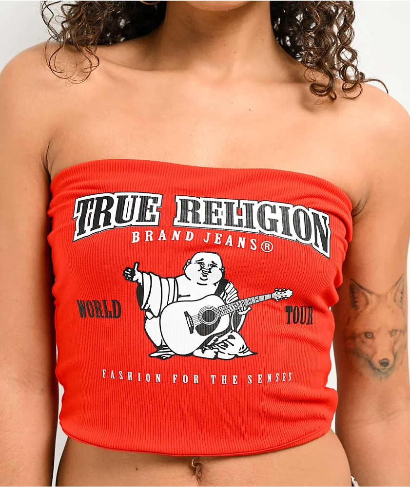 True Religion Heritage Red Tube Top | MainPlace Mall