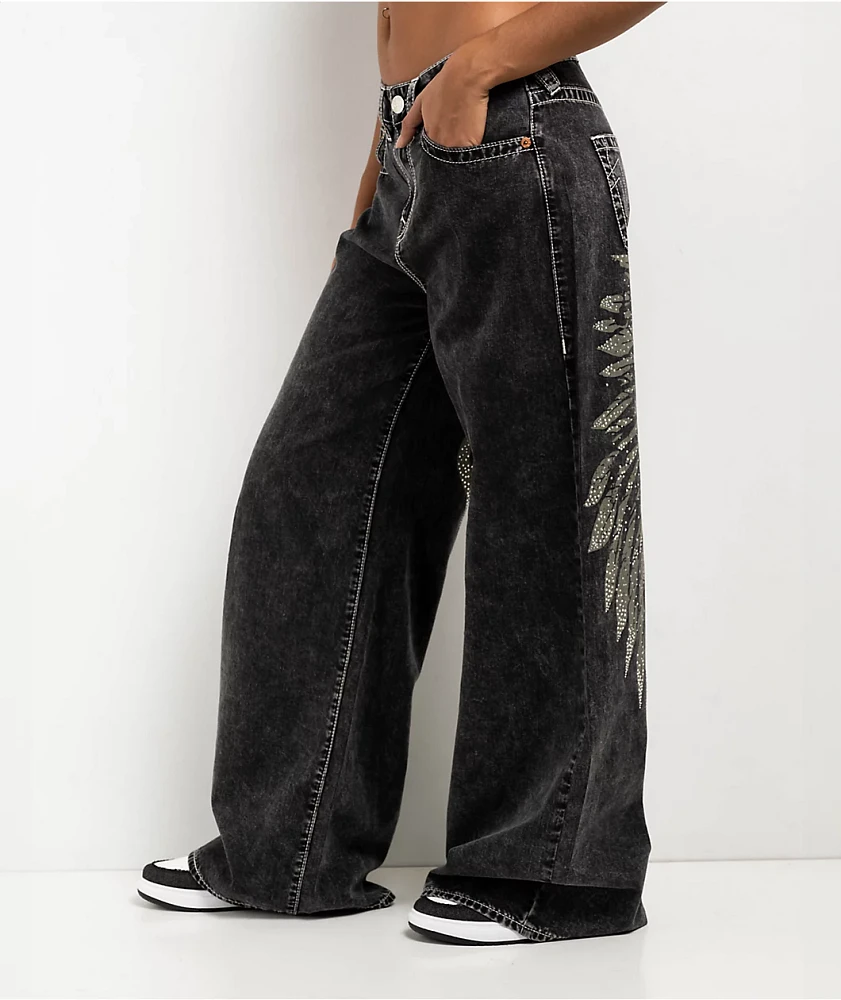 【threetimes】24FW Ruffle baggy jeans Levi's Baggy Dad Jeans - Metaphor Mix – Alice & Wonder