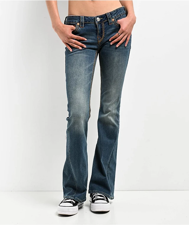 True Religion - 【美品】TRUE RELIGION ステッチデザイン USA製