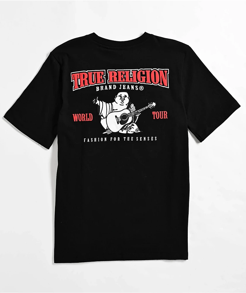 True Religion Kids Buddha Logo Black T-Shirt | Connecticut