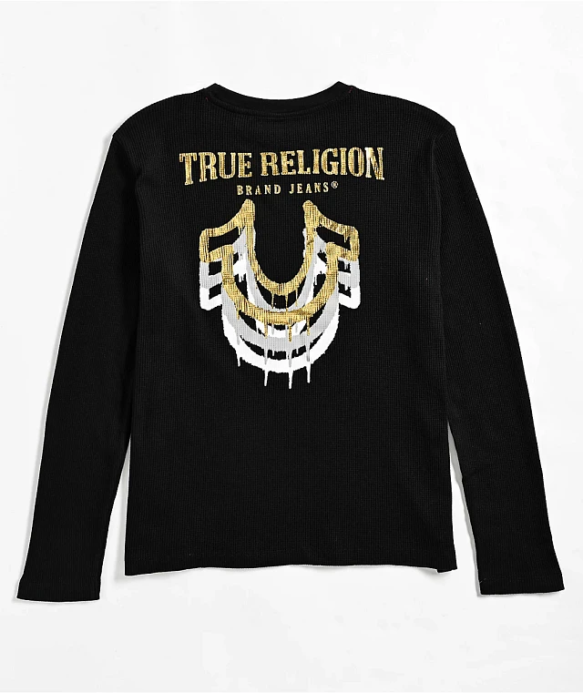 True religion thermal shirt best sale