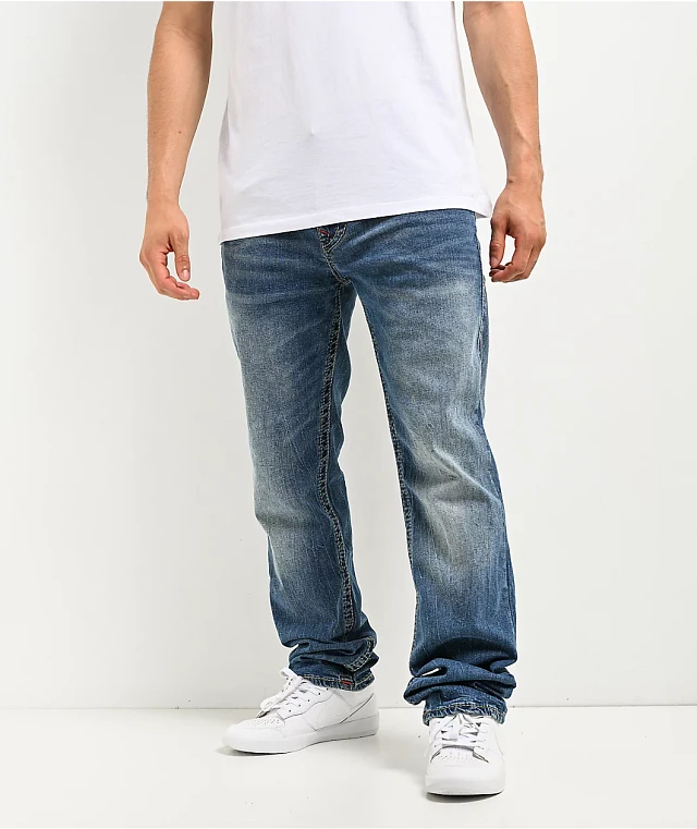 希少 USA TRUE RELIGION FRANKIE BIG T 太ステッチ