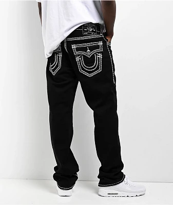 True Religion Ricky Super-QT Embroidered Horseshoe Straight Fit 5