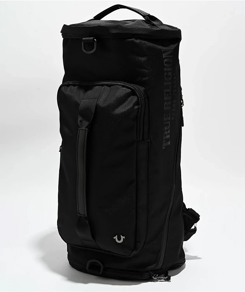 True Religion Switch Black Duffel Backpack | MainPlace Mall