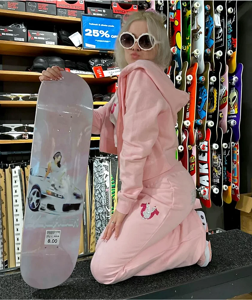 True Religion x Playboy Crystal Pink Bootcut Sweatpants | Arden Fair