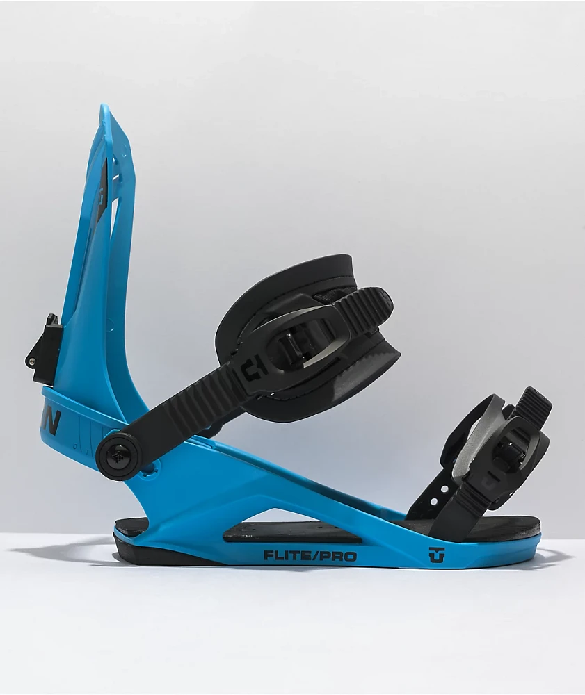 Union Flite Pro Blue Snowboard Bindings 2022 | Arden Fair