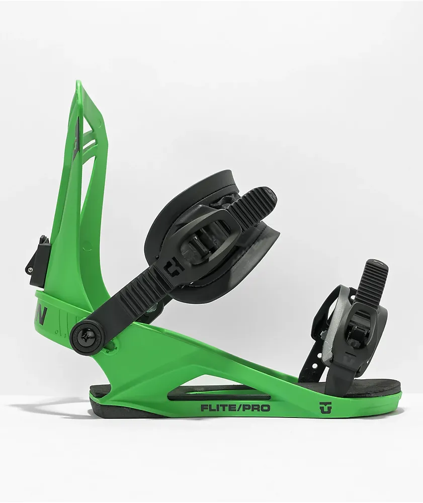Union Flite Pro Green Snowboard Bindings 2023 | Liberty Center