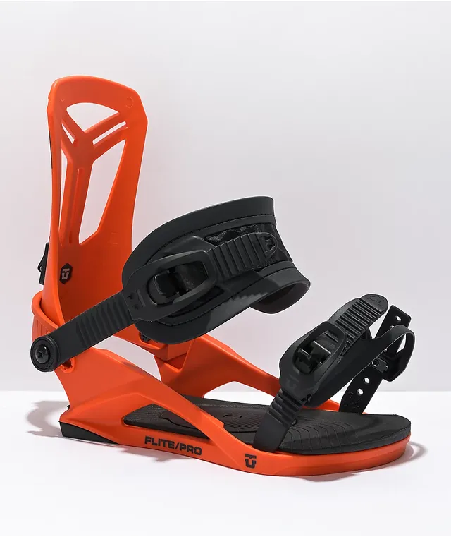 Union Flite Pro Orange Snowboard Bindings 2022 | CoolSprings Galleria