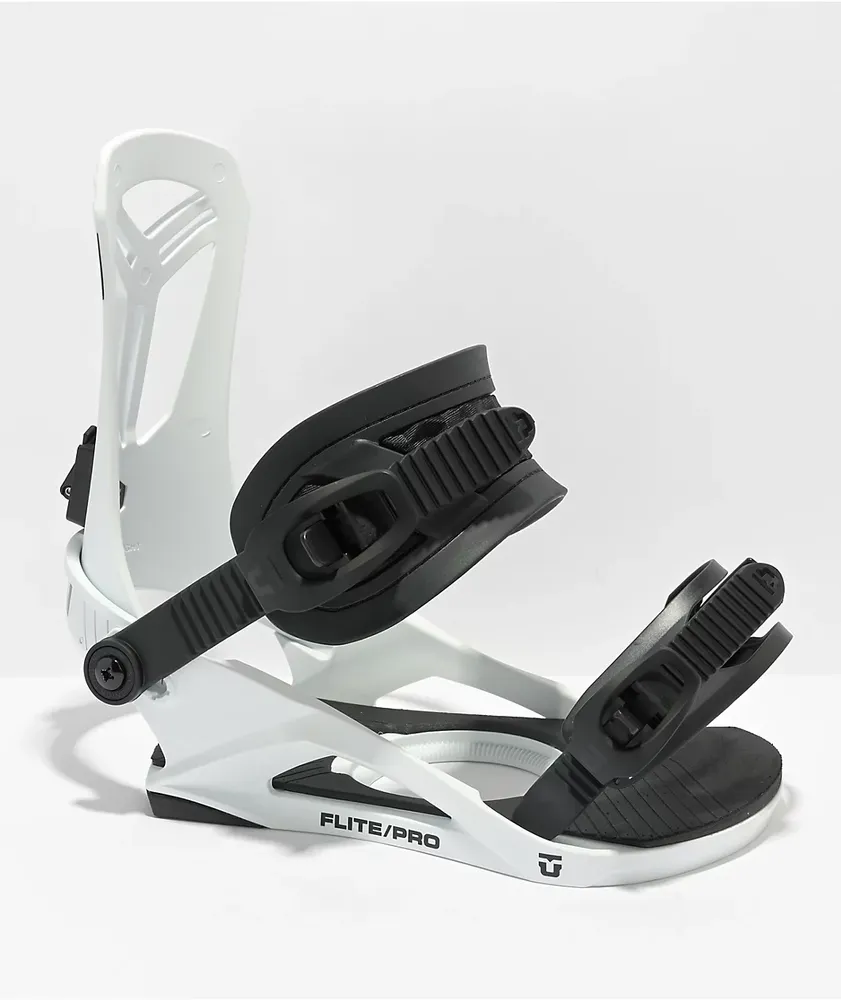 Union Flite Pro White Snowboard Bindings 2025 | Coquitlam Centre