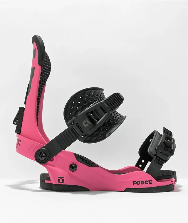 Union Force Pink Snowboard Bindings 2023 | Hamilton Place