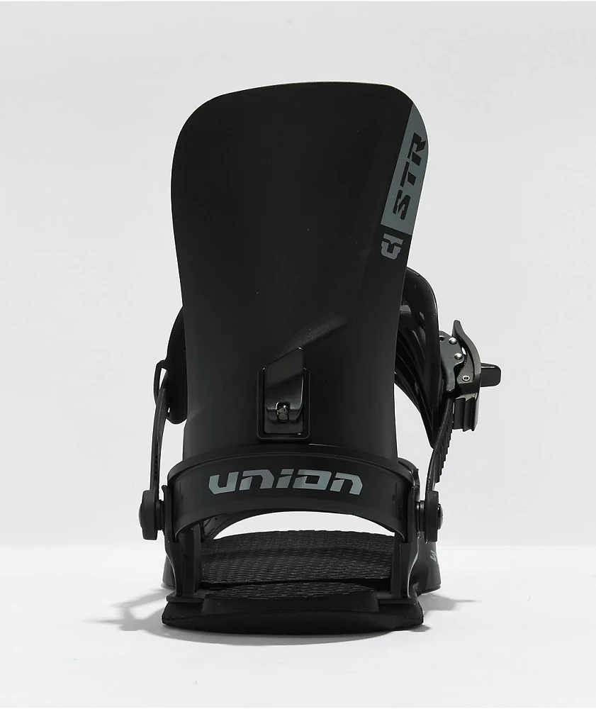 Union STR Black Snowboard Bindings 2024 | Shop Midtown