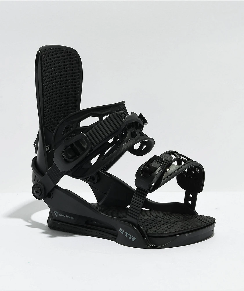 Union STR Black Snowboard Bindings 2024 at Foxvalley Mall in