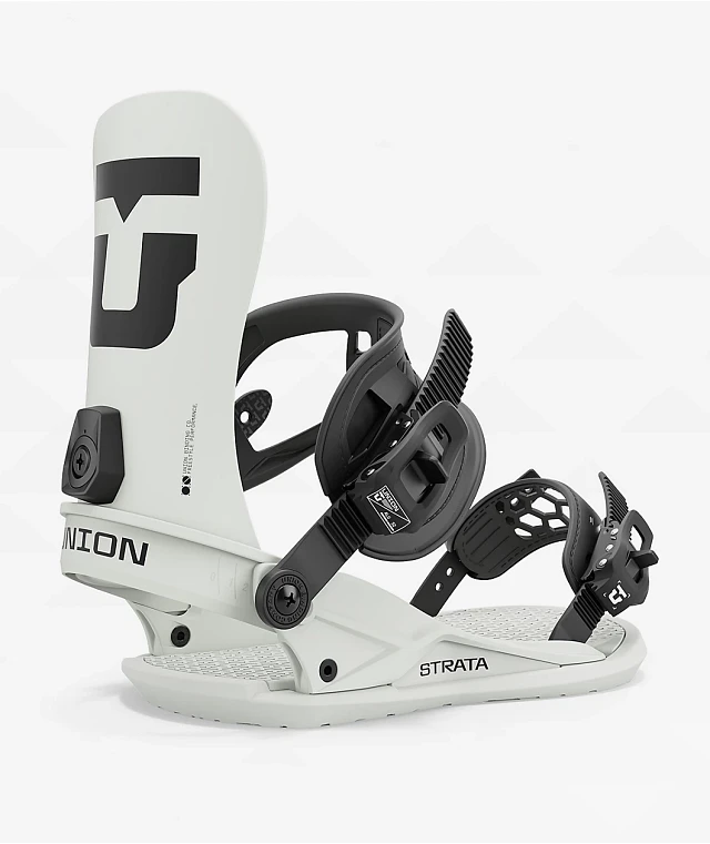 Union Strata Bone White Snowboard Bindings 2025 | MainPlace Mall