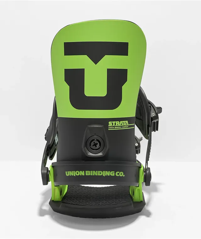 Union Strata Green Snowboard Bindings 2023 | CoolSprings