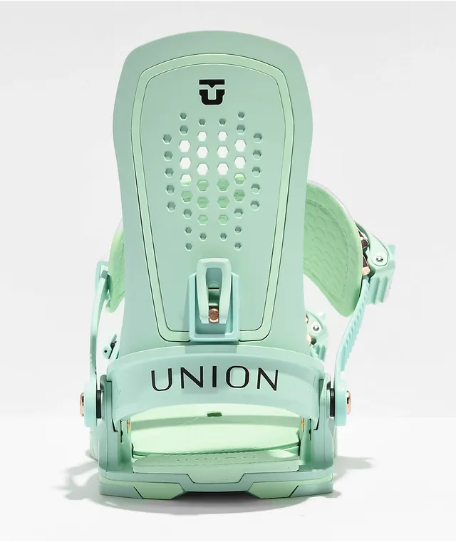 Union Women's Trilogy Seafoam Snowboard Bindings 2024 at Hamilton
