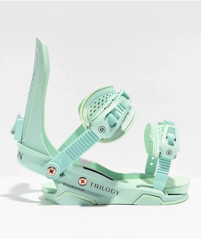 Union Women's Trilogy Seafoam Snowboard Bindings 2024 at Hamilton